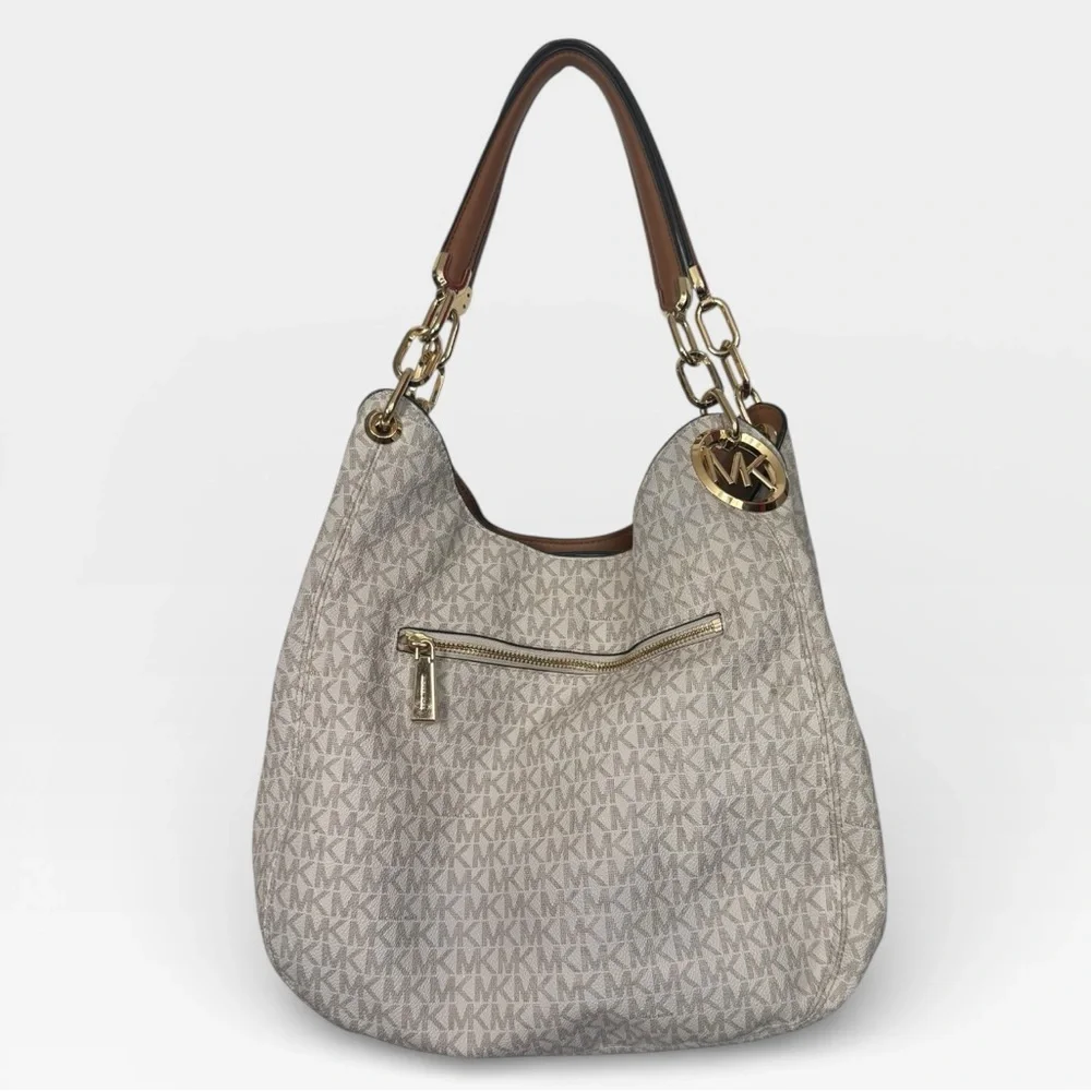 MICHAEL MICHAEL KORS Lillie Large Signature Logo Shoulder Bag